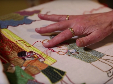 Exhibition Story: Making the Black Gold Tapestry