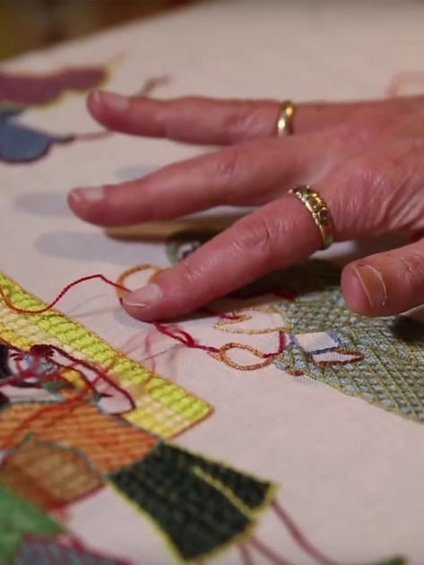 Exhibition Story: Making the Black Gold Tapestry